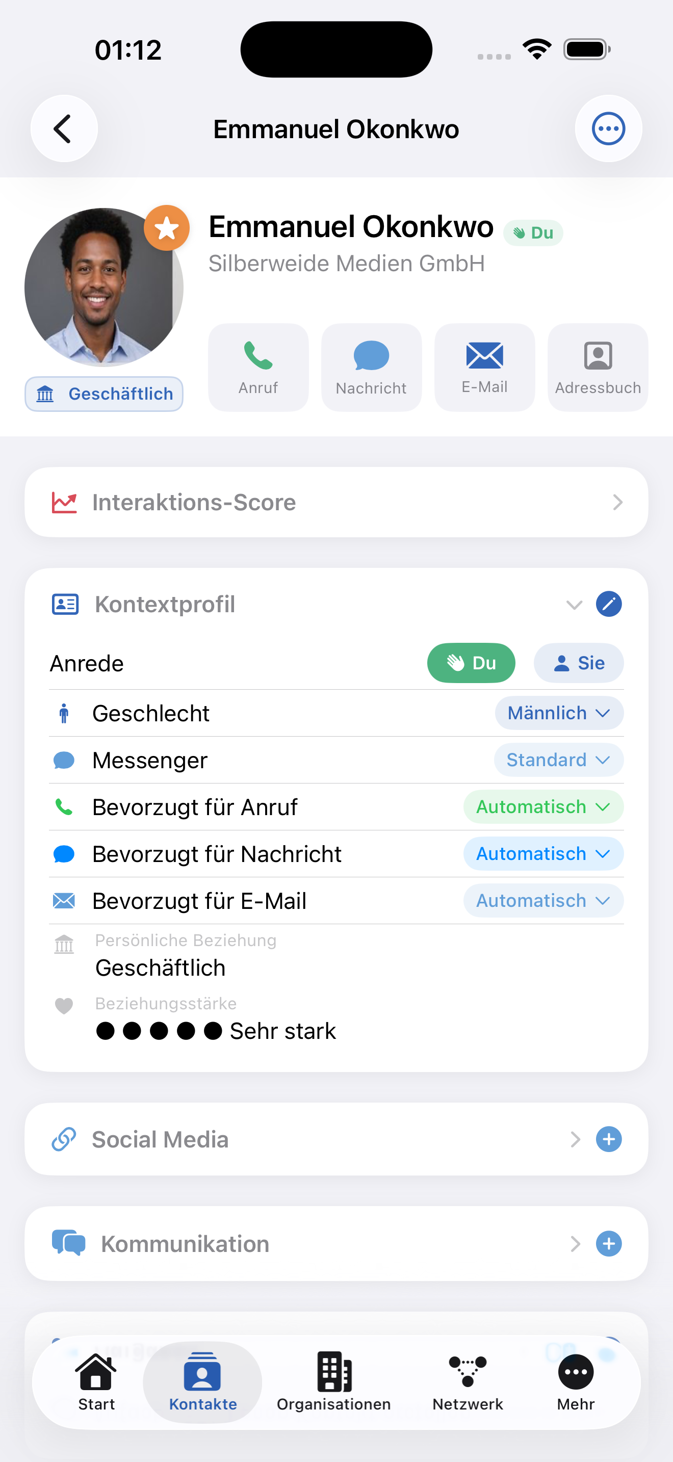 Linknor Kontaktprofil